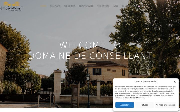 Screenshot of domainedeconseillant.com