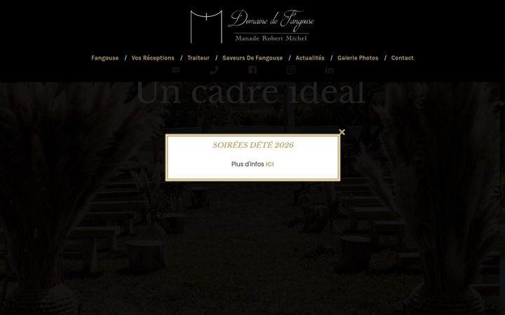 Screenshot του domainedefangouse.fr