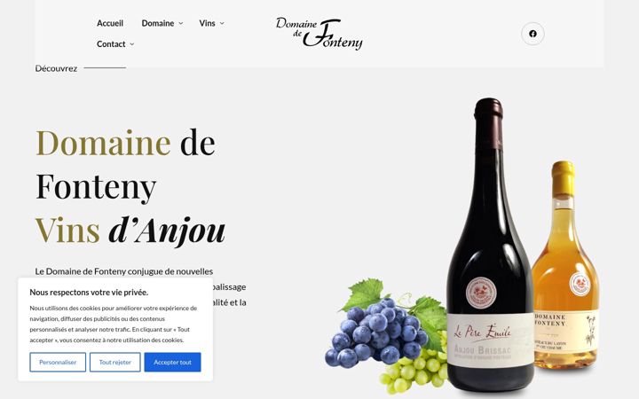 Screenshot του domainedefonteny.fr