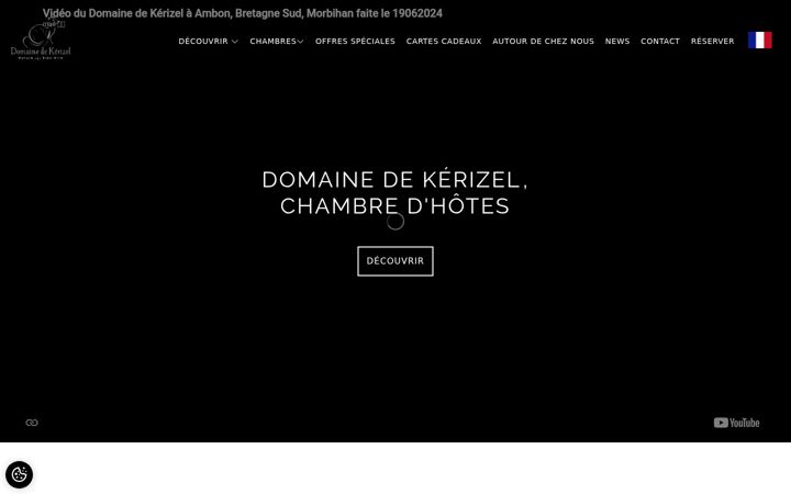 Screenshot του domainedekerizel.fr