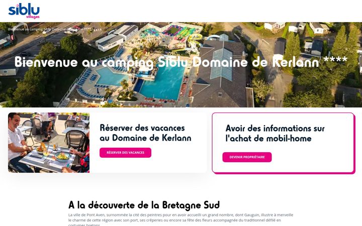 Screenshot του domainedekerlann.fr
