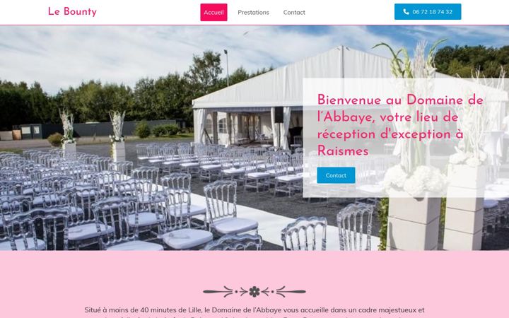 Screenshot του domainedelabbaye1.fr