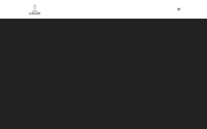 Screenshot του domainedelabegude.fr