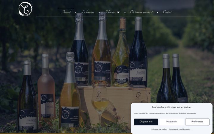 Screenshot του domainedelacoudraie.fr