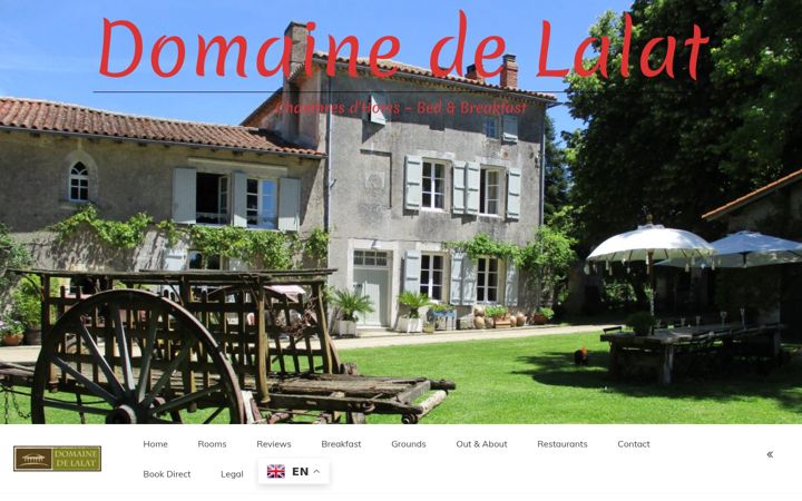 Screenshot του domainedelalat.fr