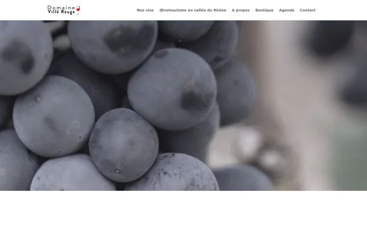Screenshot of domainedelavillerouge.fr