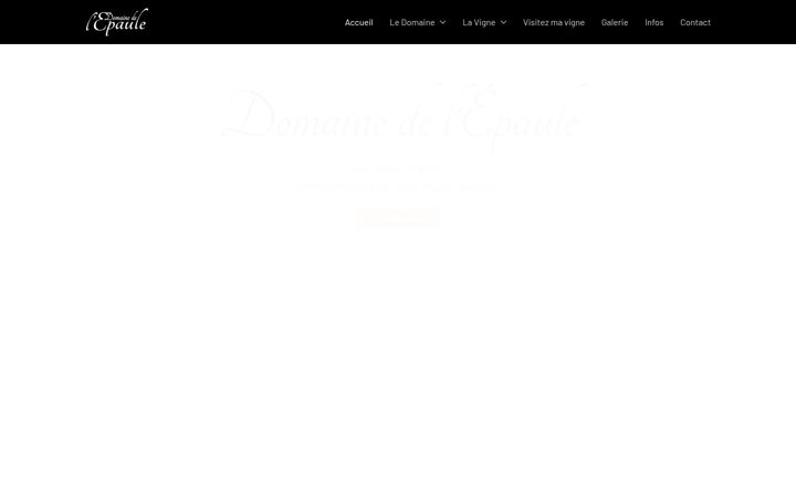 Screenshot of domainedelepaule.fr