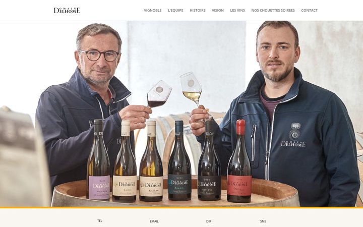 Screenshot of domainedelhome.fr