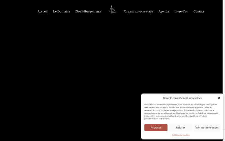 Snímek obrazovky domainedenabes.fr