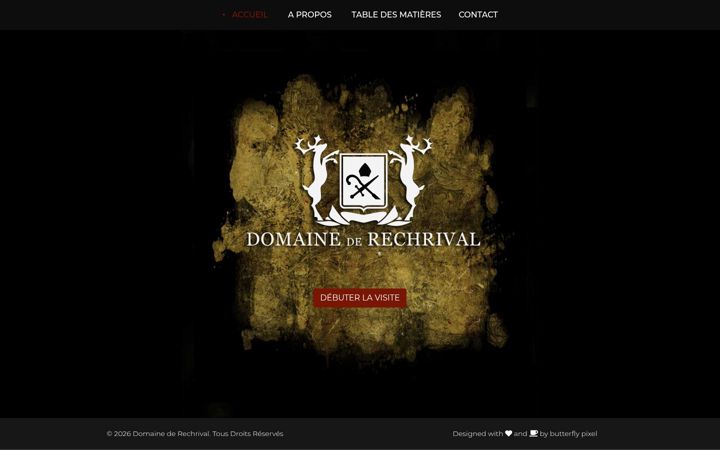 Screenshot of domainederechrival.be