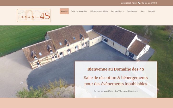 Screenshot of domainedes4s.com