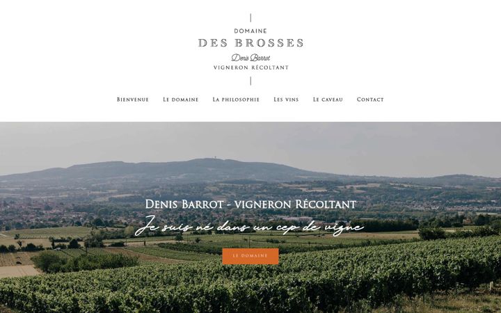 Snímek obrazovky domainedesbrosses.fr