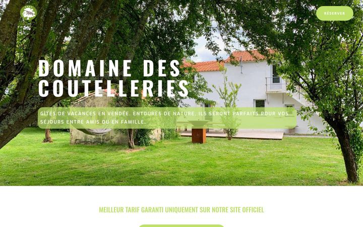 Snímek obrazovky domainedescoutelleries.fr
