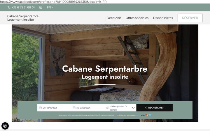 Snímek obrazovky domainedeseveques.fr