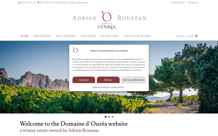 Snímek obrazovky domainedourea.fr