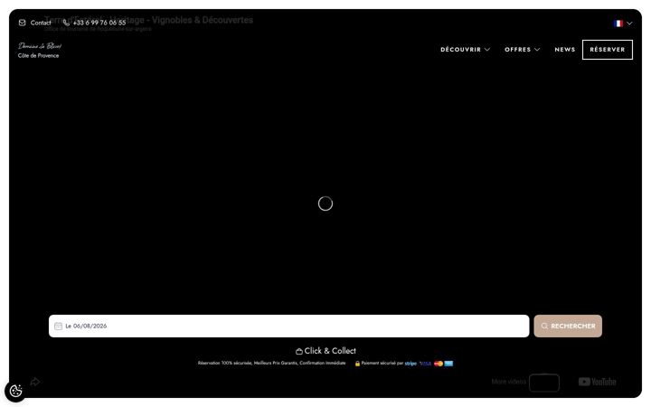 Screenshot of domainedublavet.com
