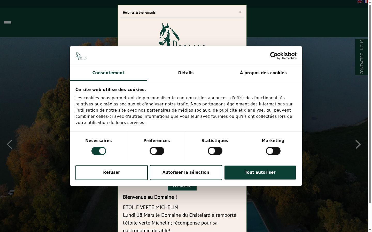 Sutikimo reklamjuostės, rodytos prieš bet kokią sąveiką, ekrano kopija