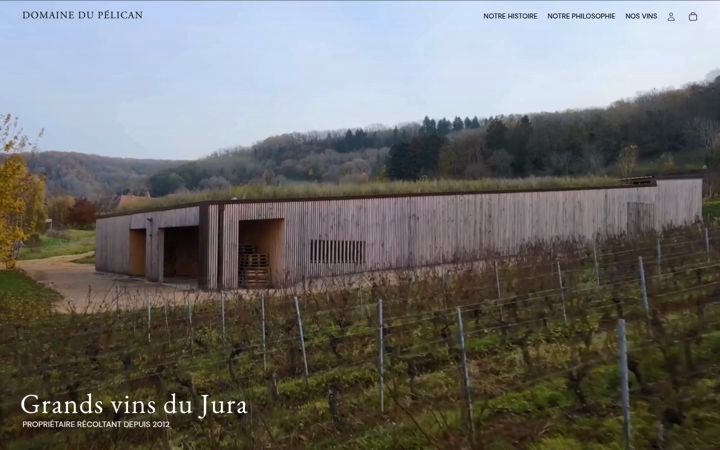 Snímek obrazovky domainedupelican.fr