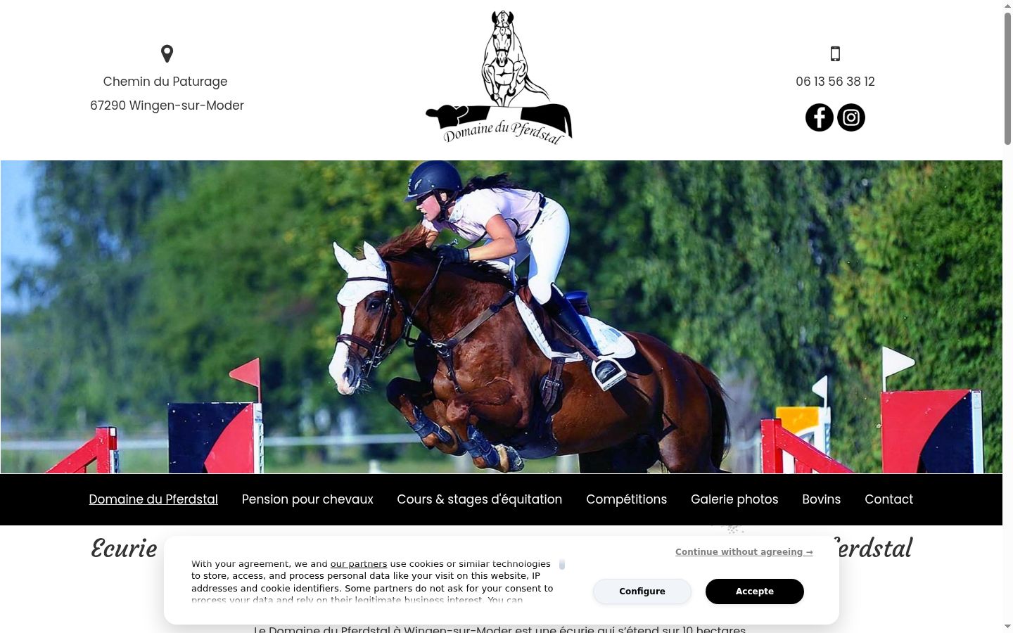 Screenshot tal-banner tal-kunsens muri qabel kwalunkwe interazzjoni