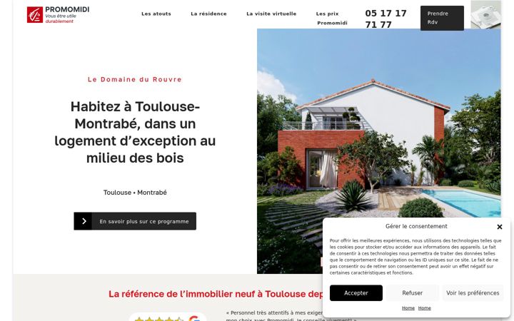 Screenshot of domainedurouvre.com