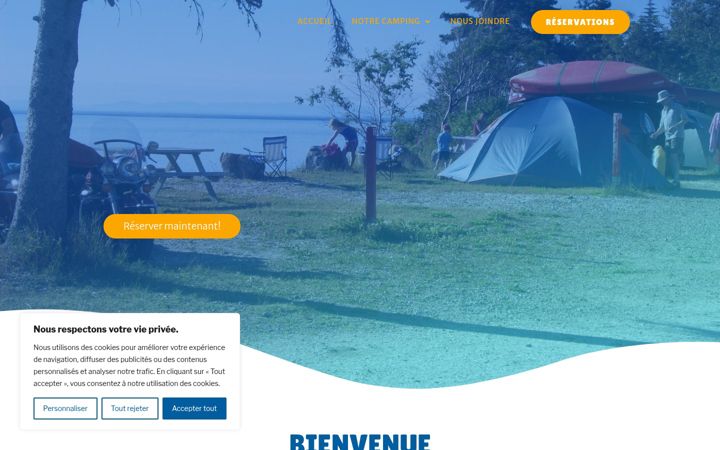 Screenshot of domaineensoleille.com