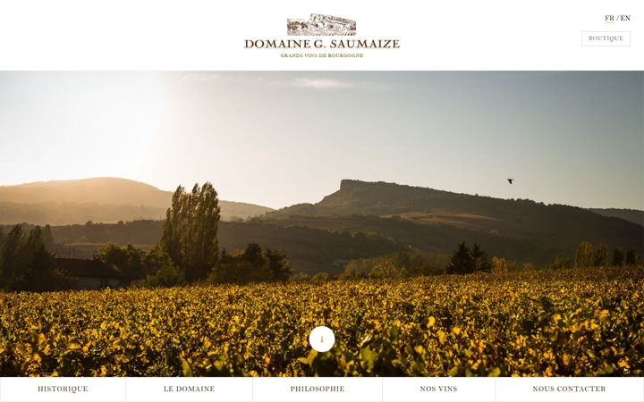 Snímek obrazovky domainegsaumaize.fr