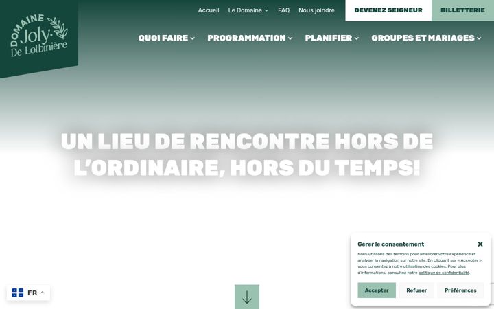 Screenshot of domainejoly.com