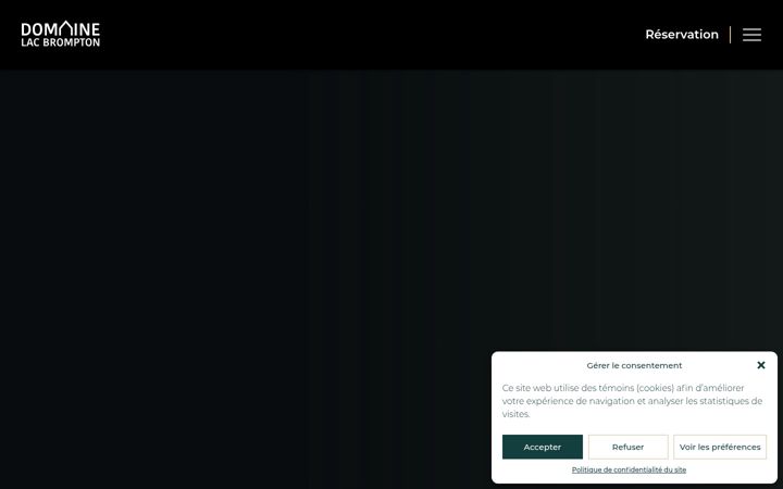 Screenshot of domainelacbrompton.com