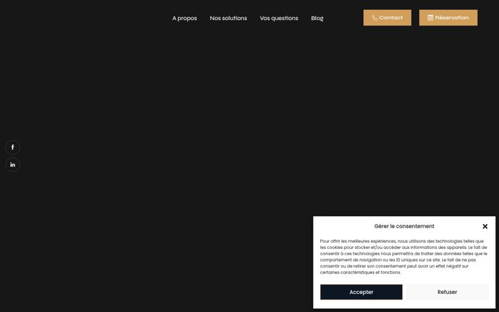 Snímek obrazovky domainelarribau-bizanos.fr