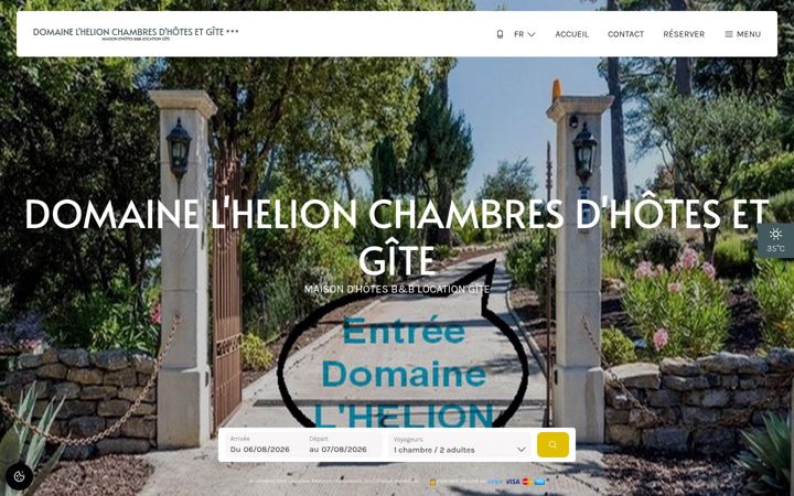 Screenshot of domaineleslions.fr