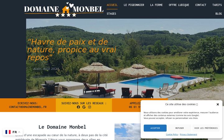 Screenshot of domainemonbel.fr