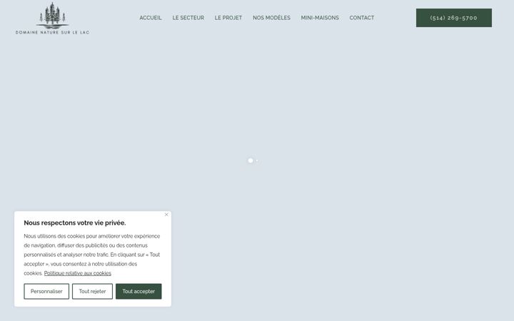 Screenshot of domainenaturesurlelac.com