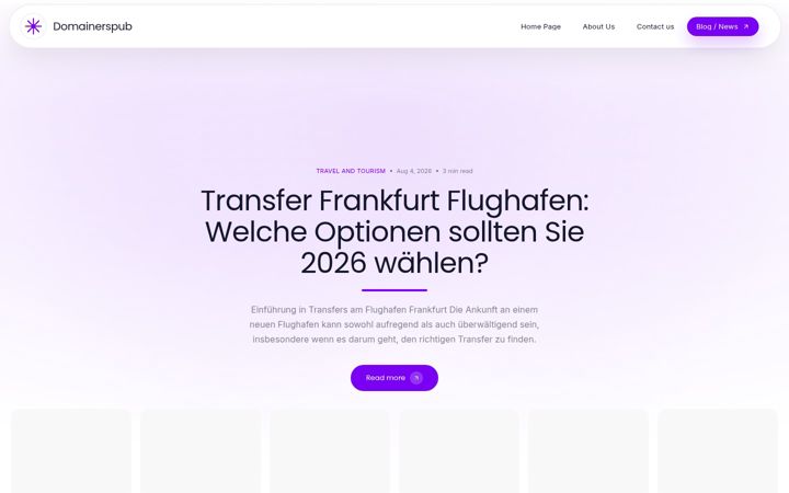 Screenshot di domainerspub.de