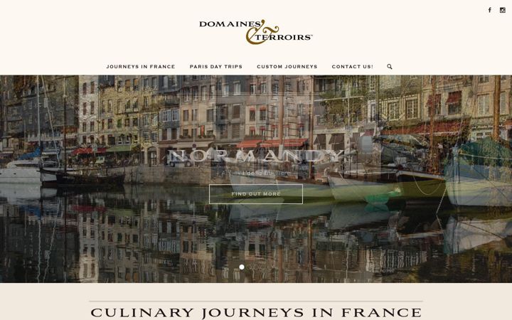 Screenshot of domaines-terroirs.com