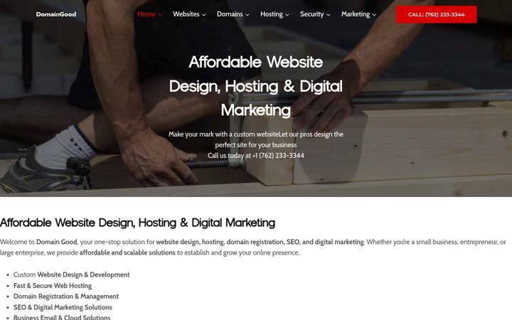 Screenshot of domaingood.com