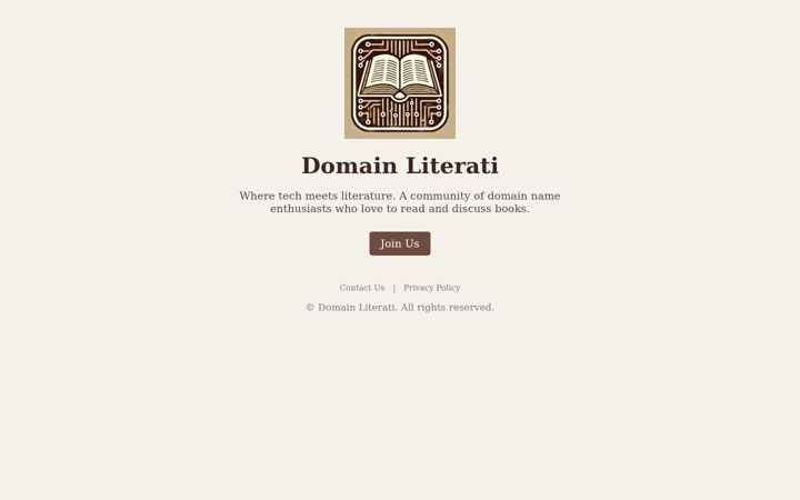 Screenshot of domainliterati.com