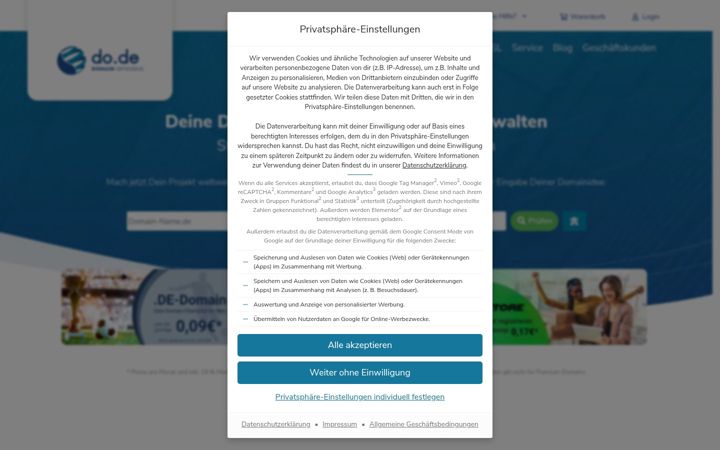 Screenshot of domainoffensive.net