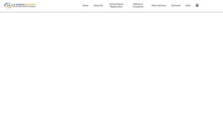 Screenshot of domains.lk