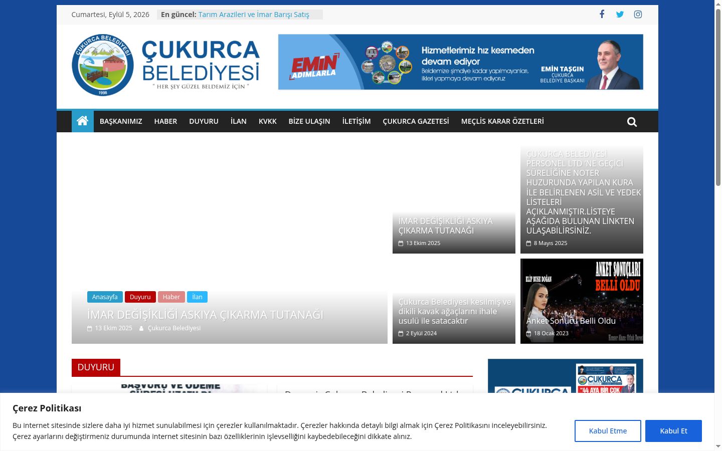 Screenshot des Einwilligungsbanners vor jeglicher Interaktion