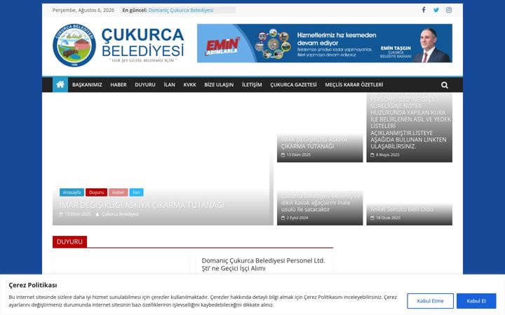 Екранна снимка на domaniccukurca.bel.tr