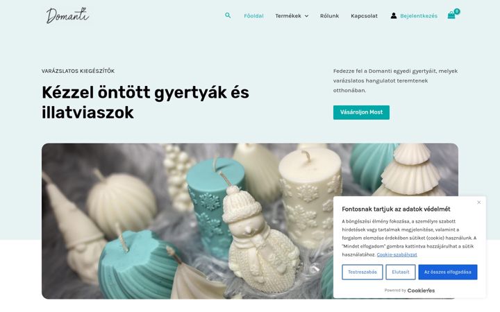 Screenshot of domanti.hu