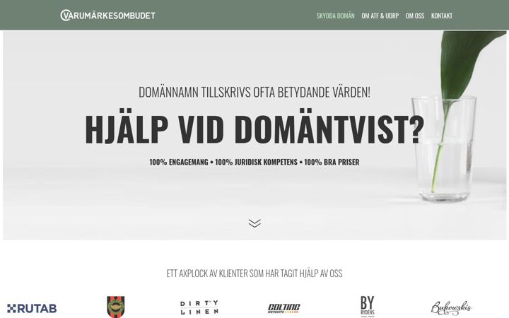 Screenshot of domantvist.se