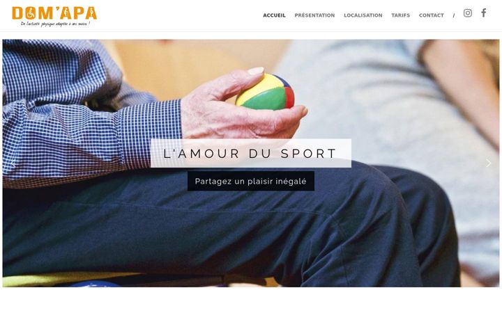 Screenshot of domapa.fr