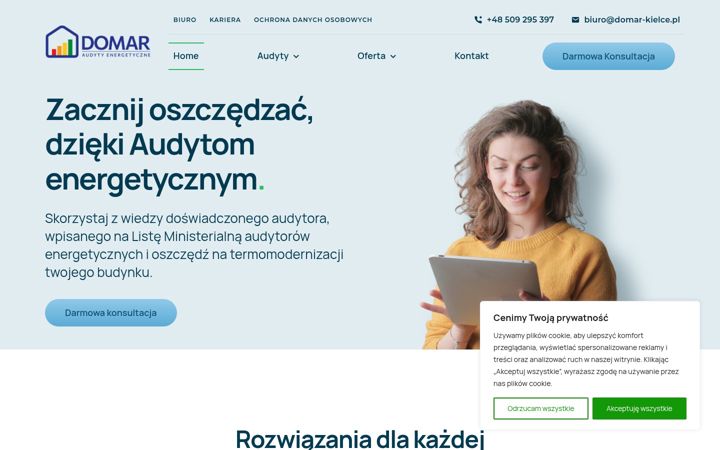 Screenshot του domar-kielce.pl
