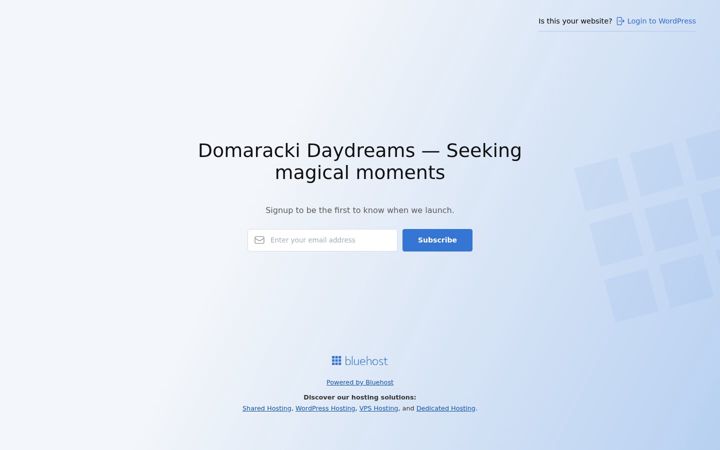 Screenshot of domarackidaydreams.com
