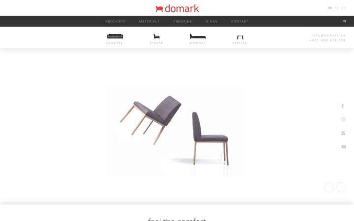 Captură de ecran a domark.eu