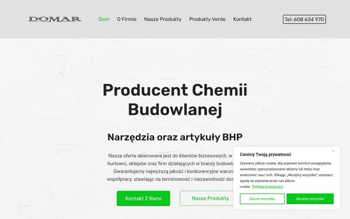 Screenshot του domarkonin.pl