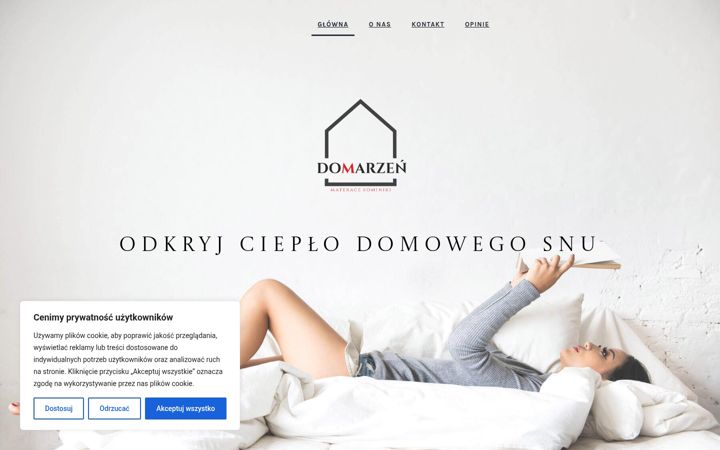 Screenshot του domarzen.pl