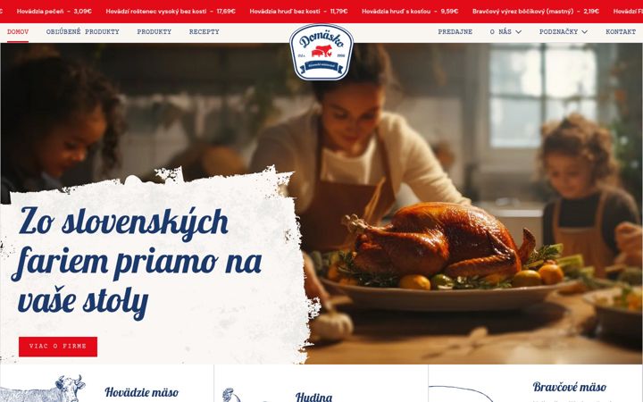 Ekrānuzņēmums no domasko.webflow.io