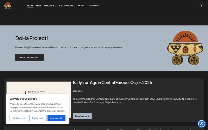 Screenshot ta' domaslawhallstatt.org